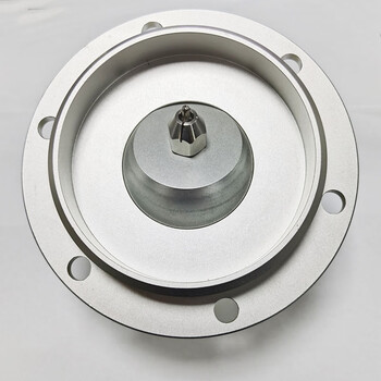 Huili stainless steel ultrasonic two-fluid air atomization nozzle coal mine dry mist dust removal dust suppression workshop humidification nozzle large universal flange + ultrasonic 80