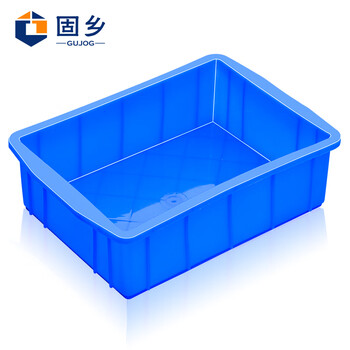 Guxiang plastic box rectangular small square box material box component box screw storage box tool box parts box thickened x3# blue 255*170*75mm