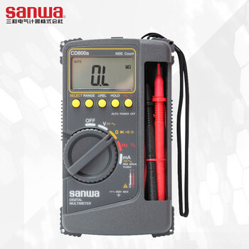 Sanwa japan sanwa cd800a portable durable case integrated digital multimeter automatic range anti-burn electrician meter