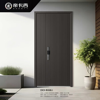 Dikasi dkx-qingyun straight up double door anti-theft door security door entry door smart door light luxury door