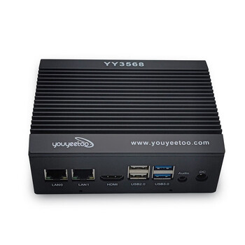 Youyeetoo hot wheels yy3568 open source rockchip rk3568 development board arm motherboard android 11 ai artificial intelligence linux/hongmeng accessories metal shell (excluding motherboard) 4g+32g (including wifi)