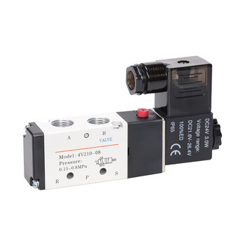 Delixi electric electromagnetic pneumatic switch 4v310-10a av220v standard/piece