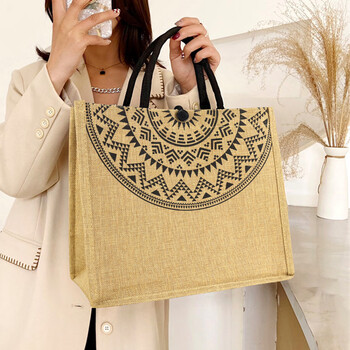 Tatanice gift bag tote bag canvas bag jute linen bento shopping new year gift bag burlap bag
