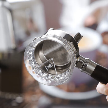 Bincoo coffee italian handle powder dispenser magnetic 51mm transparent special anti-flying powder receiver ring