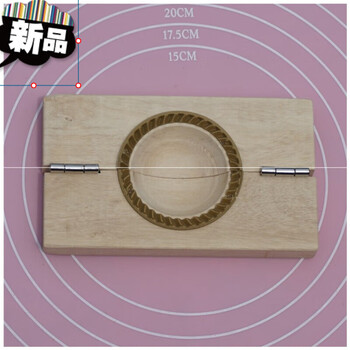 Yanuoju leek box mold oil corner mold oil corner mold household dumpling making artifact dumplings with clear printing 6.5cm tooth oil corner commonly used 0