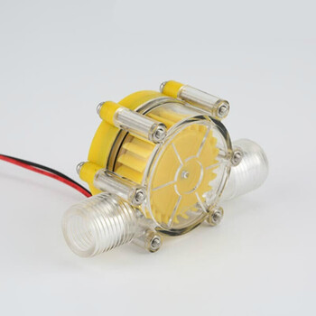 Yuruo hydro generator small hydraulic test generator pipeline micro hydro generator faucet 12v 12v yellow/dc stabilized