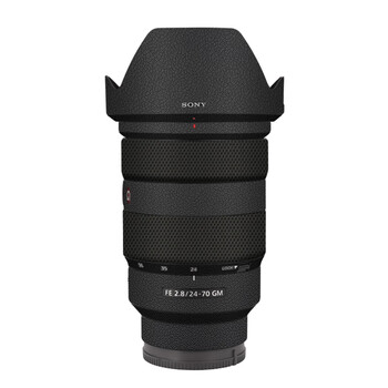 Meibendo suitable for sony 24-70f2.8gm first and second generation lens protective film 2470gm stickers all-inclusive, leather texture black fe 24-70mm f/2.8 gm second generation