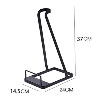 Dyson xiaomi puppy vacuum cleaner storage rack universal simple floor-standing no-punch nozzle steam mop holder black a small size suitable for vacuuming within 1.3kgs
