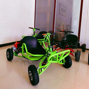 Sepudi electric off-road kart drift two-stroke all-terrain utv off-road vehicle fuel adult and children dual-purpose beach vehicle fluorescent green-double-layer fuel version