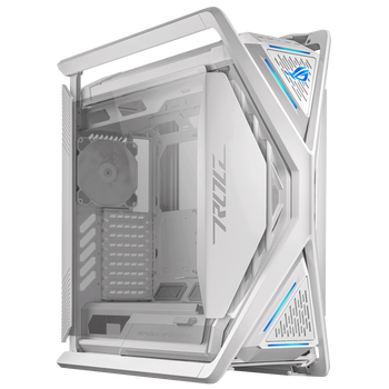 95% new asus rog hyperion white genesis chassis, dual c-port optimized version, compatible with rog maximus 800 series motherboards/supports eatx motherboards