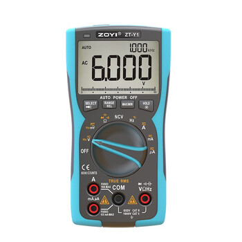 Zhongyi electrical measurement (zoyi) zhongyi digital multimeter zt-y1y2 automatic range high-precision multimeter repair electrician anti-burn capacitor zt-y2 with temperature