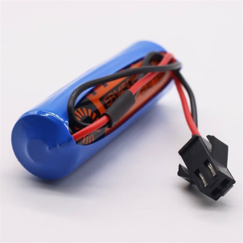 Ouhuayuan er14505m water meter battery no. 5 battery 3.6v flow meter battery er14505h with plug