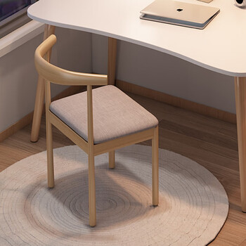 Benmuzizai simple girls' bedroom computer desk student home study desk small apartment rental house workbench 99 with horn chair 1x1x1cm