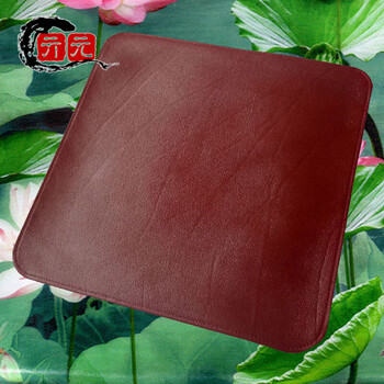 Qiyuan mahogany sofa first layer cowhide cushion, buffalo leather mat leather sofa cushion, chair cushion, mattress bay window car cushion, natural color 45*45