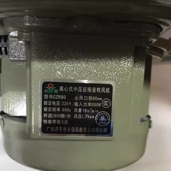 Smvp yongqiang centrifugal medium pressure low noise hair dryer czr60/80 stove fan blower 550w250w 550w czr80