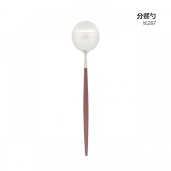 Fork and sub for steak, brown and silver stainless steel handmade western tableware, cake fork and spoon, dessert classic i serving spoon