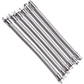 Ningxi customized stainless steel hose stainless steel corrugated pipe metal wire hose dn25*1.5 meters (customized welded outer wire)