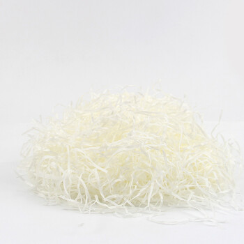 Shengrong dry raffia filling gift box paper wadding raffia gift box shredded paper silk gift decoration gift box gift box packaging milk white 2.5 kg