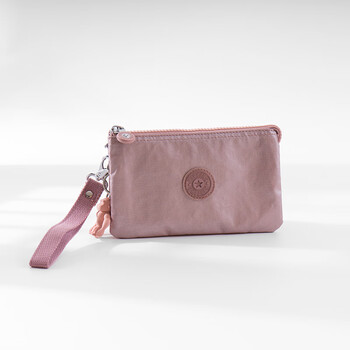 Keplin keplin waterproof monkey clutch casual fashion nylon handbag thick fabric three-layer coin purse mobile phone bag spray painted rose gold