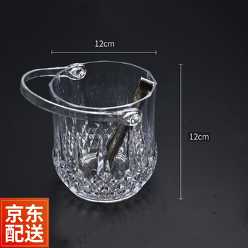 Yixinrong simple modern acrylic ice bucket bar ktv ice wine bucket transparent plastic ice bucket ice cube bucket crystal ice grains