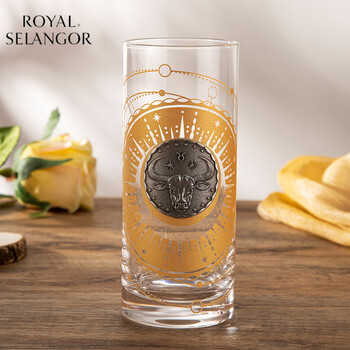 Royal selangor beer mug tin twelve constellation whiskey cup high-end gift beer mug-taurus 500ml 1 piece