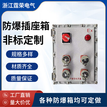 Explosion-proof distribution box control junction box explosion-proof maintenance power box explosion-proof lighting power distribution box explosion-proof socket box