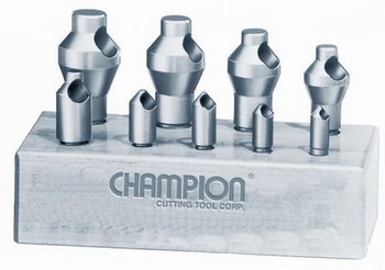 Champion csk-set-1 zero-slot 82-degree countersunk sink set 9 pieces