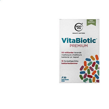 Danish original novovita/novovita probiotic capsules for general use in children and adults' gastrointestinal tract 30 capsules