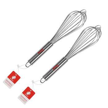 Four seasons fireworks stainless steel egg beater 10 inches 2 pack