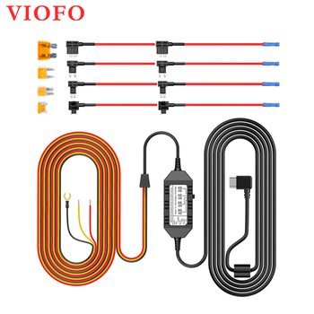 Viofo driving recorder step-down cable fuse box parking monitoring dedicated acc low-voltage protection belt electrical appliance set type-c port applicable step-down cable set
