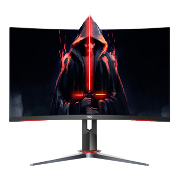 90% new aoc 27-inch 2k innovative curvature 1500r wide color gamut 144hz hdreffect technology ergonomic stand gaming e-sports curved monitor cq27g2