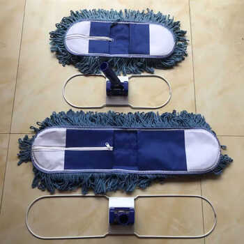 Jiujiu flat mop dust push accessories iron frame bracket iron iron handle cloth head cotton thread mop 406080 cm 40cm iron bracket + cloth head