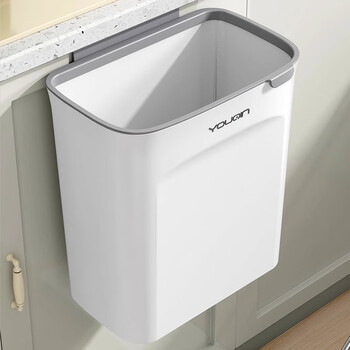 Youqin kitchen trash can hanging household large-capacity kitchen waste special toilet bathroom bathroom wall-mounted paper basket storage tube large-uncovered wall-mounted trash can