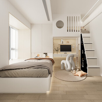 Oubli tatami custom tatami bed cabinet integrated wardrobe bookcase combination second bedroom multi-functional room whole house customization customization gold actual payment can be deducted from the same amount of payment