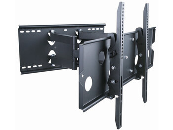 Monoprice commercial full motion tv wall mount suitable for 3260 inches weight up to 170 lbs. max vesa 750x450 black lrg - 32 - 60