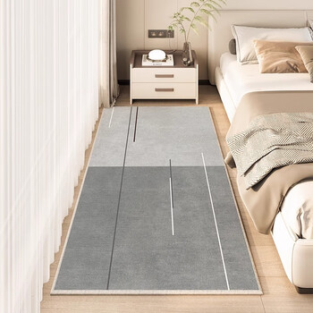 Chiying bedroom room bedside blanket living room non-slip carpet wash-free bay window blanket long anti-fall bed front blanket under bed blanket thickened xingyun 60*160cm