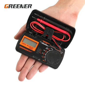 Greener digital multimeter mini capacitance meter high precision small fully automatic intelligent portable electrician multimeter portable multimeter