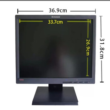 Lenovo 17-inch monitor l1710a l170d 4.3 square screen, home office monitoring, second-hand 90% new