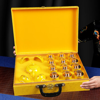 Strong rhyme lapsang souchong black tea gift box canned new tea tea high-end holiday business gift wooden gift box royal premium lapsang souchong gift box