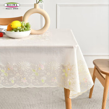 Meiwa tablecloth waterproof and oil-proof rectangular tablecloth coffee table cloth tablecloth table mat 2025 new 130*180cm venus