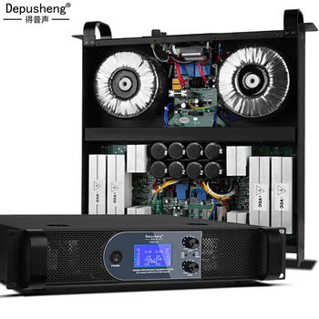 Depusheng pm550 power amplifier pure rear stage high power amplifier hifi performance ktv home bar pm750 double ring cattle power amplifier