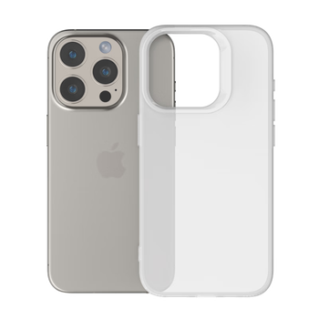 99% new langke apple 15promax mobile phone case iphone15promax protective cover translucent frosted lens anti-fall ultra-thin soft case non-stick fingerprint anti-slip case simple men and women