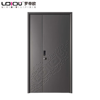 Carbon steel micro-broken bridge, finely carved style system door, high-end light luxury safety door, finely carved cast aluminum door, customized square price
