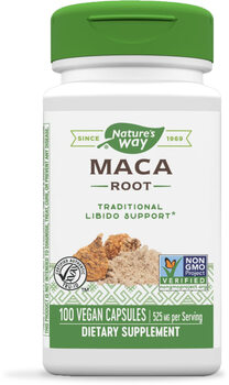 Nature's way way maca root soft capsules boost vitality boost energy non-gmo 100 capsules