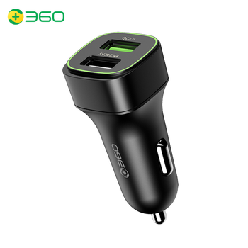 360 car charger dual port car charger c5 intelligent protection