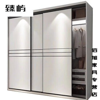 Zhenyu wardrobe door sliding door rental house modern simple european style cabinet door bedroom wardrobe environmentally friendly solid wood door sliding door new style 01