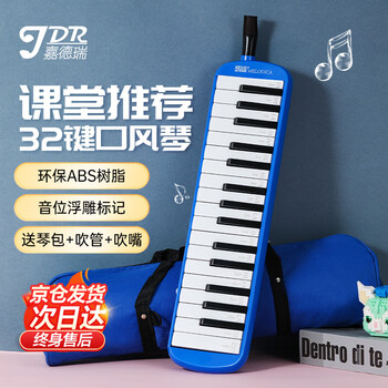 Jiade rui jdr mouth organ 32-key elementary school students beginner classroom teaching children and adults special wind instrument blue