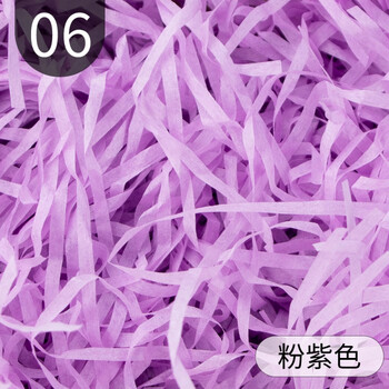 Raffia filling paper buffer packing material decorative paper shredded paper 06 pink purple 20g ()