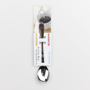 Japan imported 304 stainless steel spoon, creative and cute long-handled coffee spoon, dessert spoon, stirring spoon, japanese tableware, dessert spoon (full length 120mm, plate thickness 2mm)