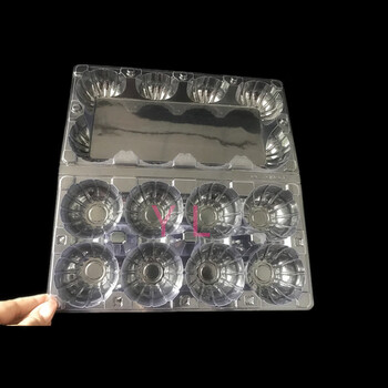 Huili's new fig packaging box with free shipping, 100 pieces, aperture 64mm, passion fruit 8910 pieces, transparent egg box, 8 pieces, 100 pieces, aperture 64mm